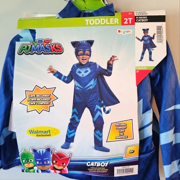 Other - NWT-PJ Masks-Catboy-Toddler Boy-Halloween Costume-Size 2T-Blue